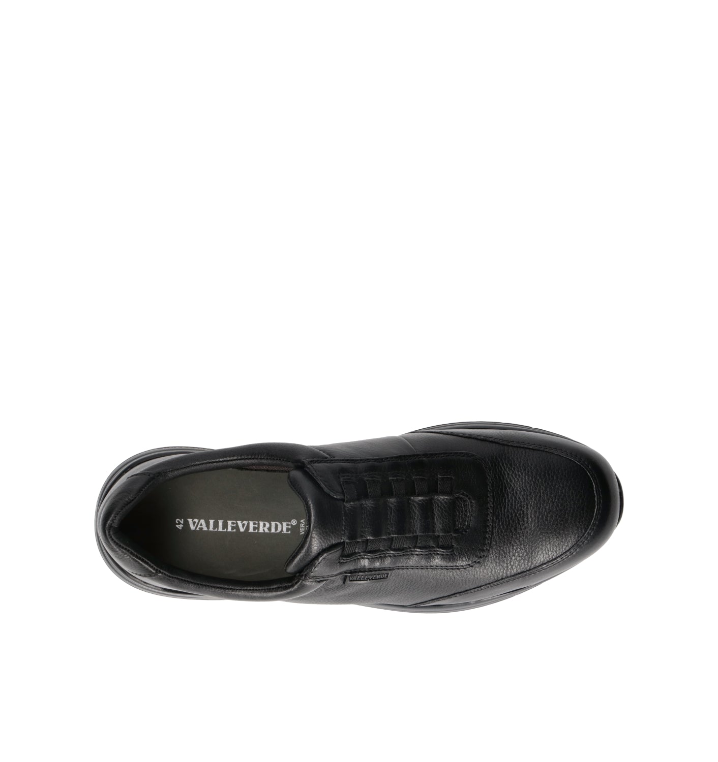VALLEVERDE Sneakers uomo nera in pelle