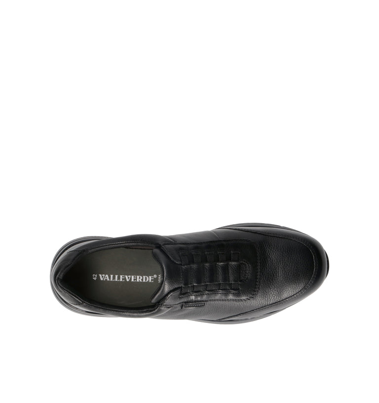 VALLEVERDE Sneakers uomo nera in pelle