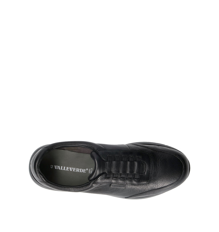 VALLEVERDE Sneakers uomo nera in pelle