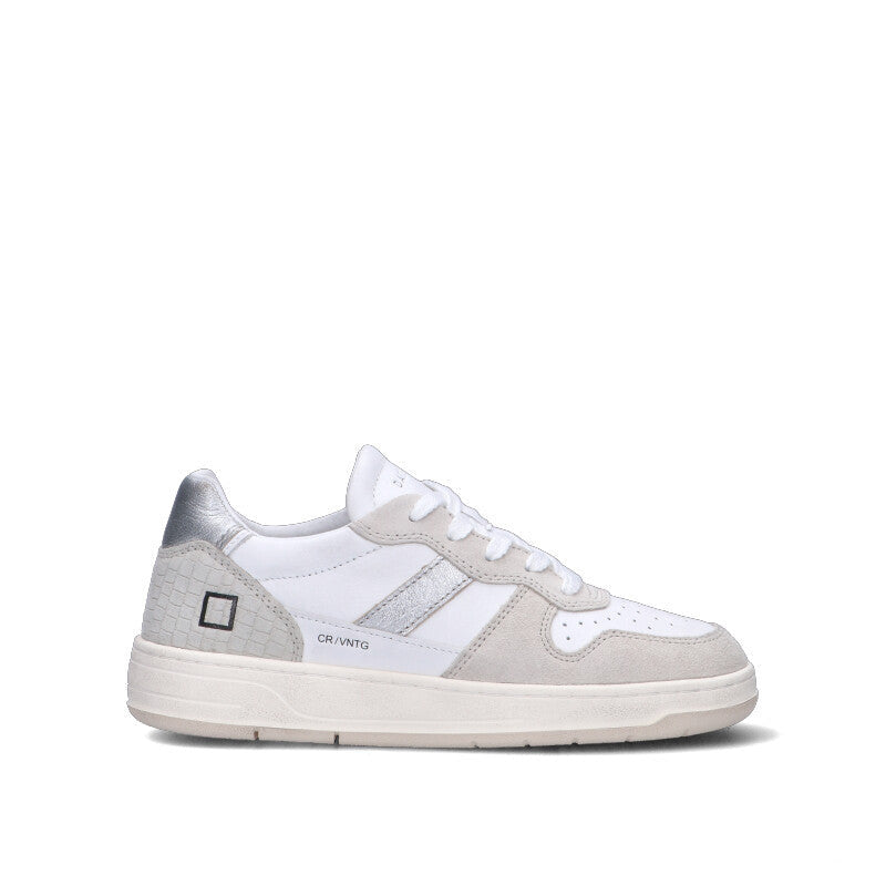 D.A.T.E. - COURT 2.0 Sneaker donna bianca in pelle