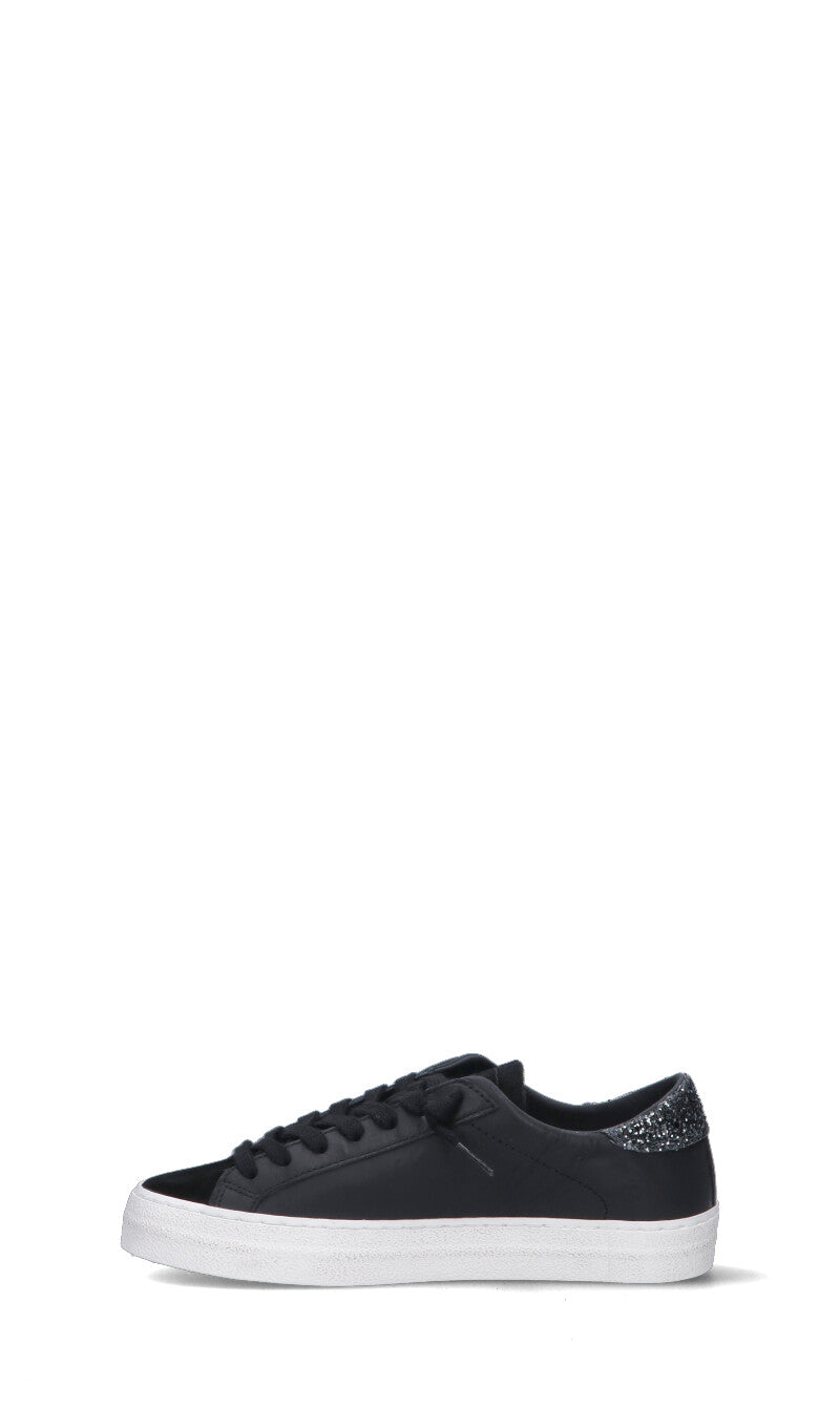 D.A.T.E. - HILL LOW Sneaker donna nera in suede