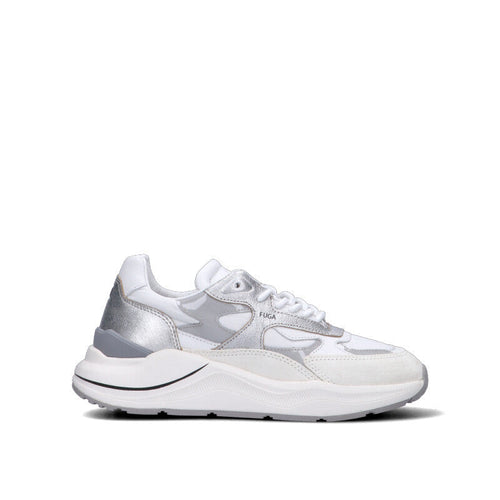 D.A.T.E. FUGA Sneaker donna bianca/argento