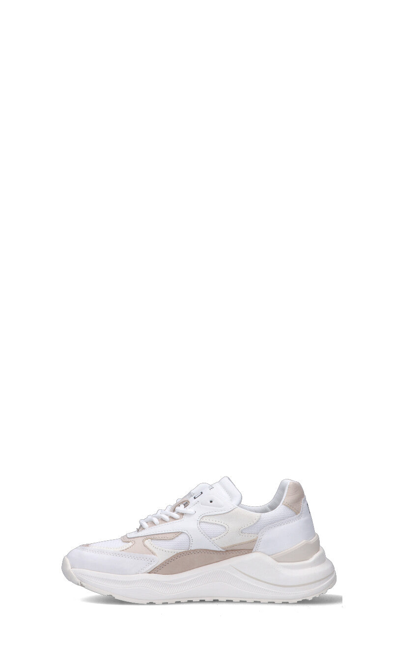 D.A.T.E. FUGA Sneaker donna bianca/beige