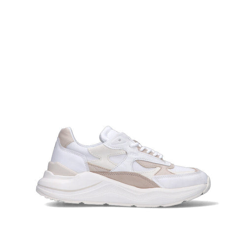 D.A.T.E. FUGA Sneaker donna bianca/beige