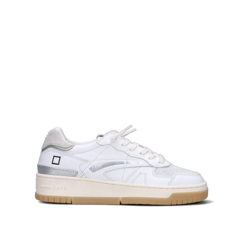 D.A.T.E. TORNEO Sneaker donna bianca in pelle