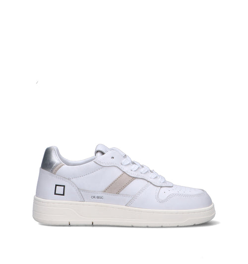D.A.T.E. Sneaker donna bianca in pelle