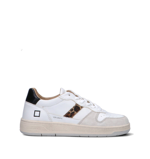 D.A.T.E. Sneaker donna bianca in pelle