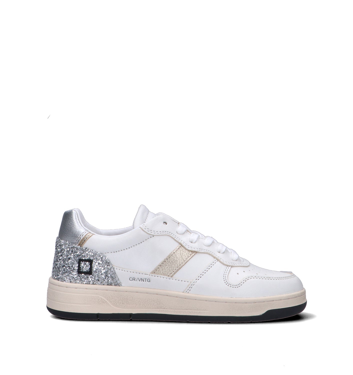 D.A.T.E. Sneaker donna bianca in pelle