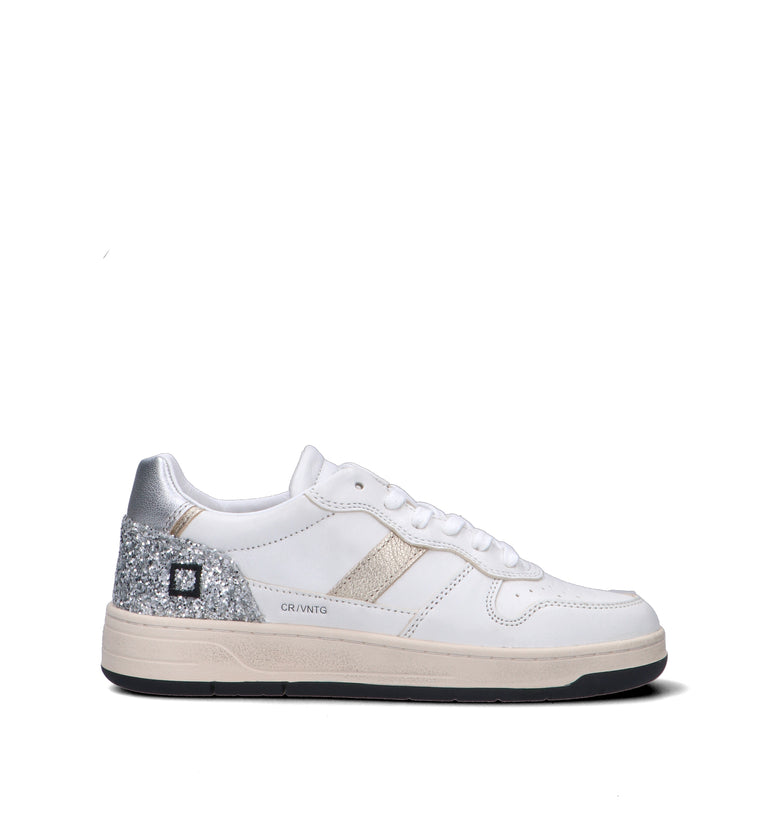 D.A.T.E. Sneaker donna bianca in pelle