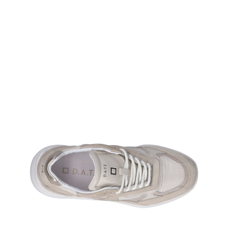 D.A.T.E. Sneaker donna beige