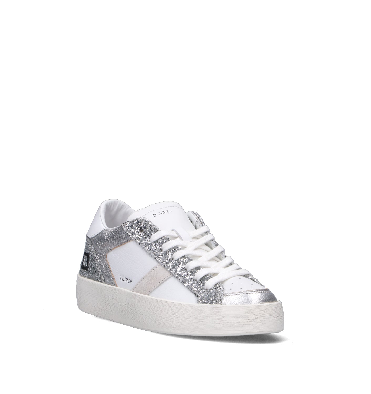 D.A.T.E. Sneaker donna bianca/argento