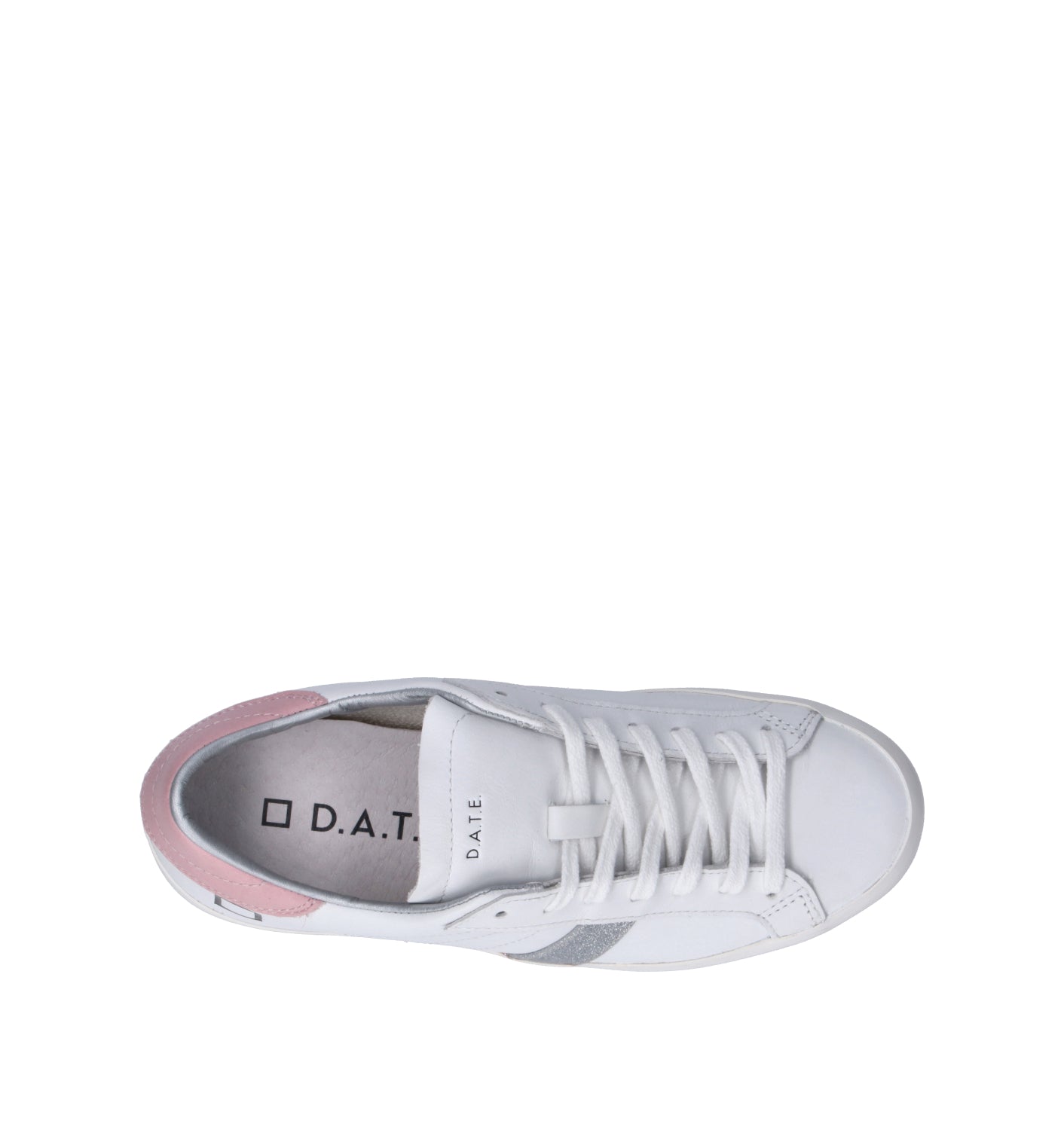 D.A.T.E. Sneaker donna bianca in pelle
