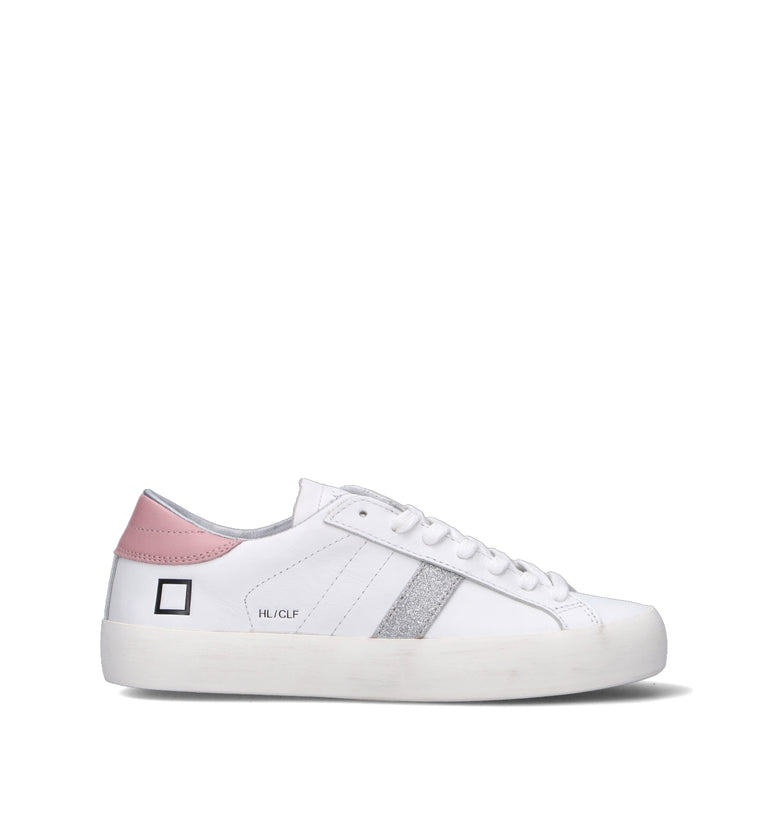 D.A.T.E. Sneaker donna bianca in pelle