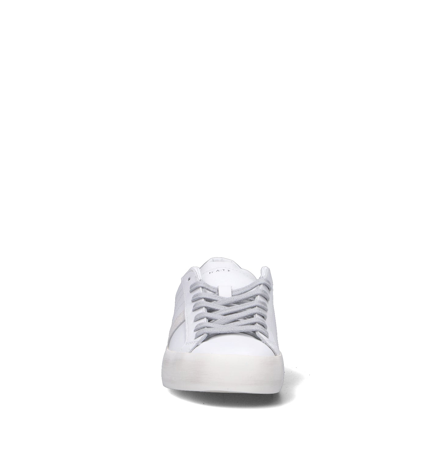 D.A.T.E. Sneaker donna bianca/argento in pelle