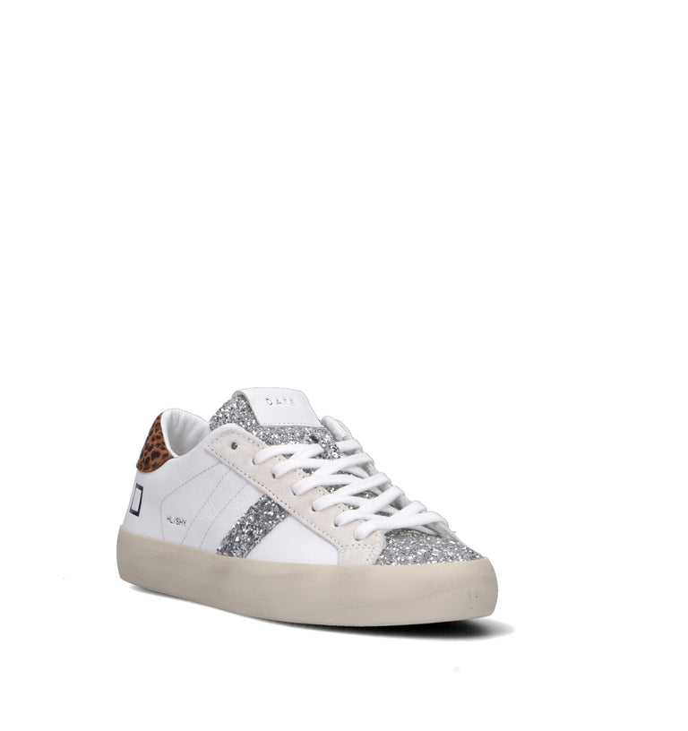 D.A.T.E. Sneaker donna bianca in pelle