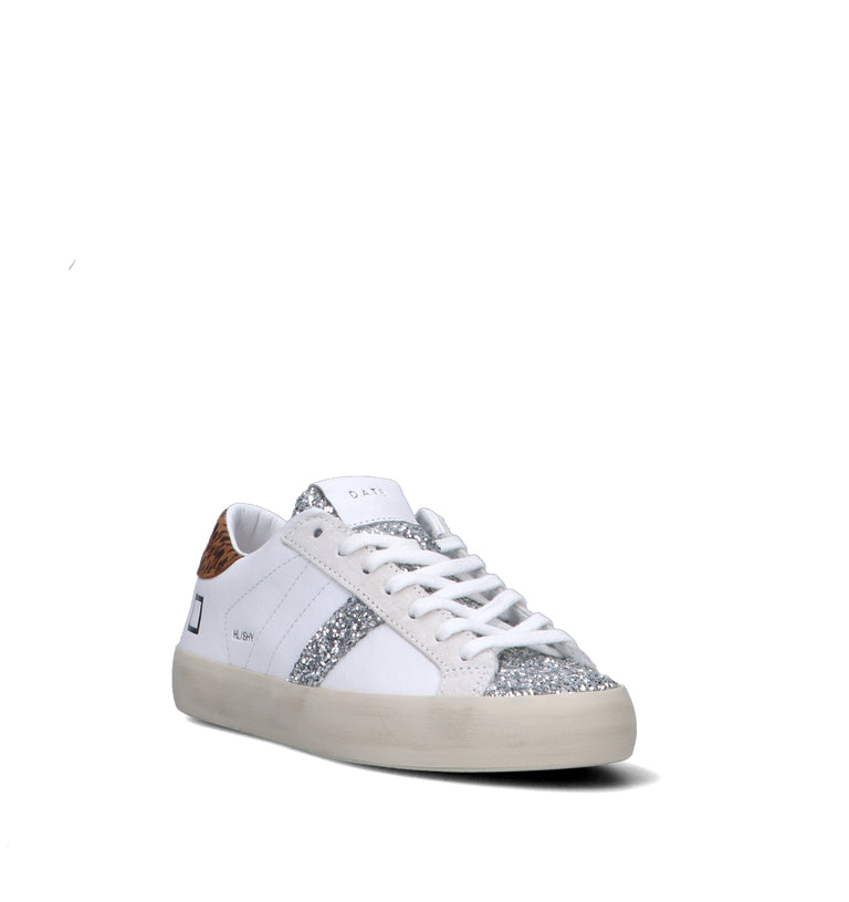 D.A.T.E. Sneaker donna bianca in pelle