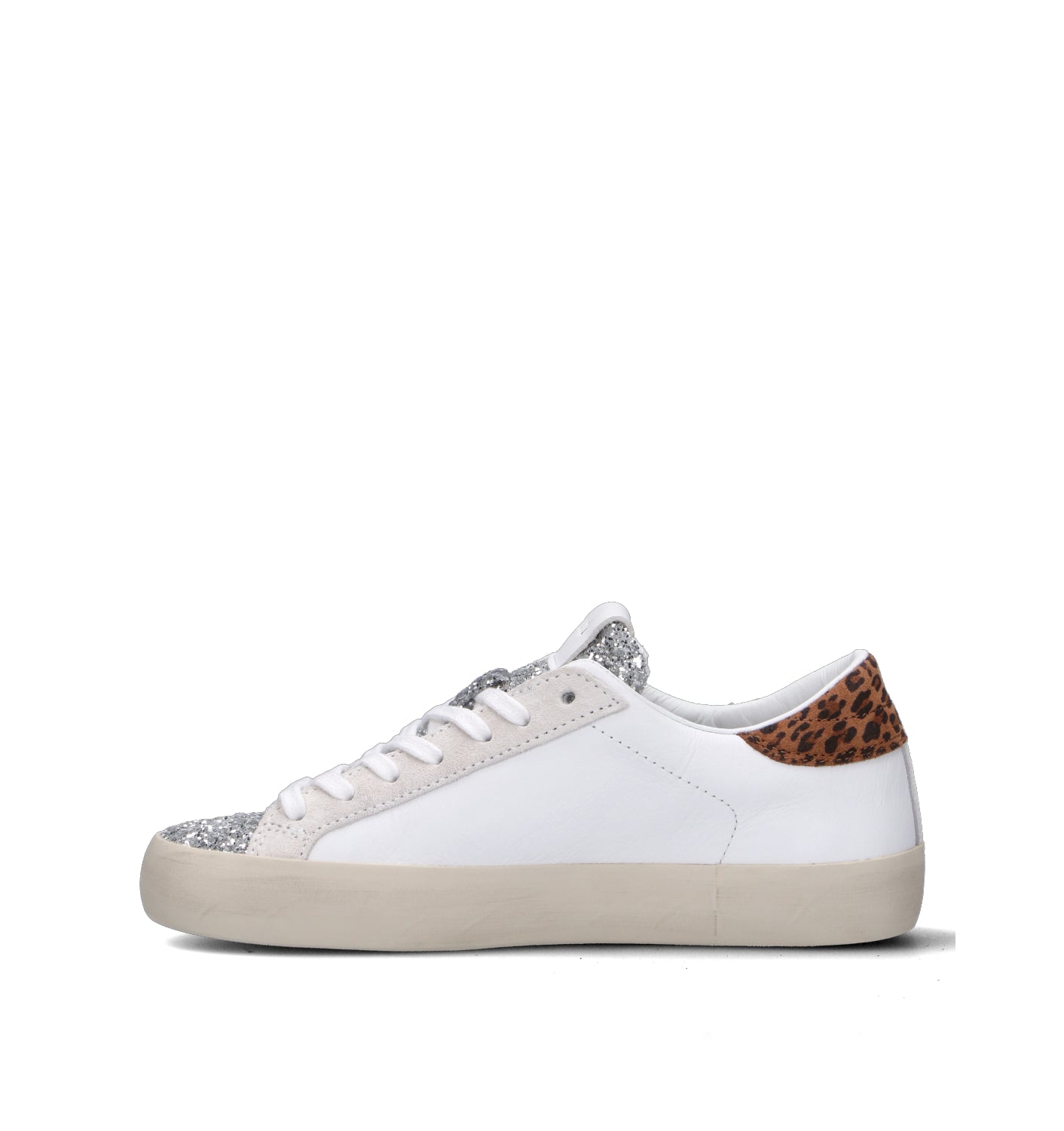 D.A.T.E. Sneaker donna bianca in pelle