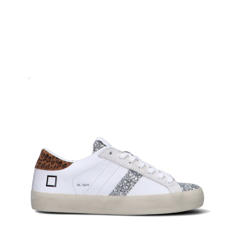 D.A.T.E. Sneaker donna bianca in pelle