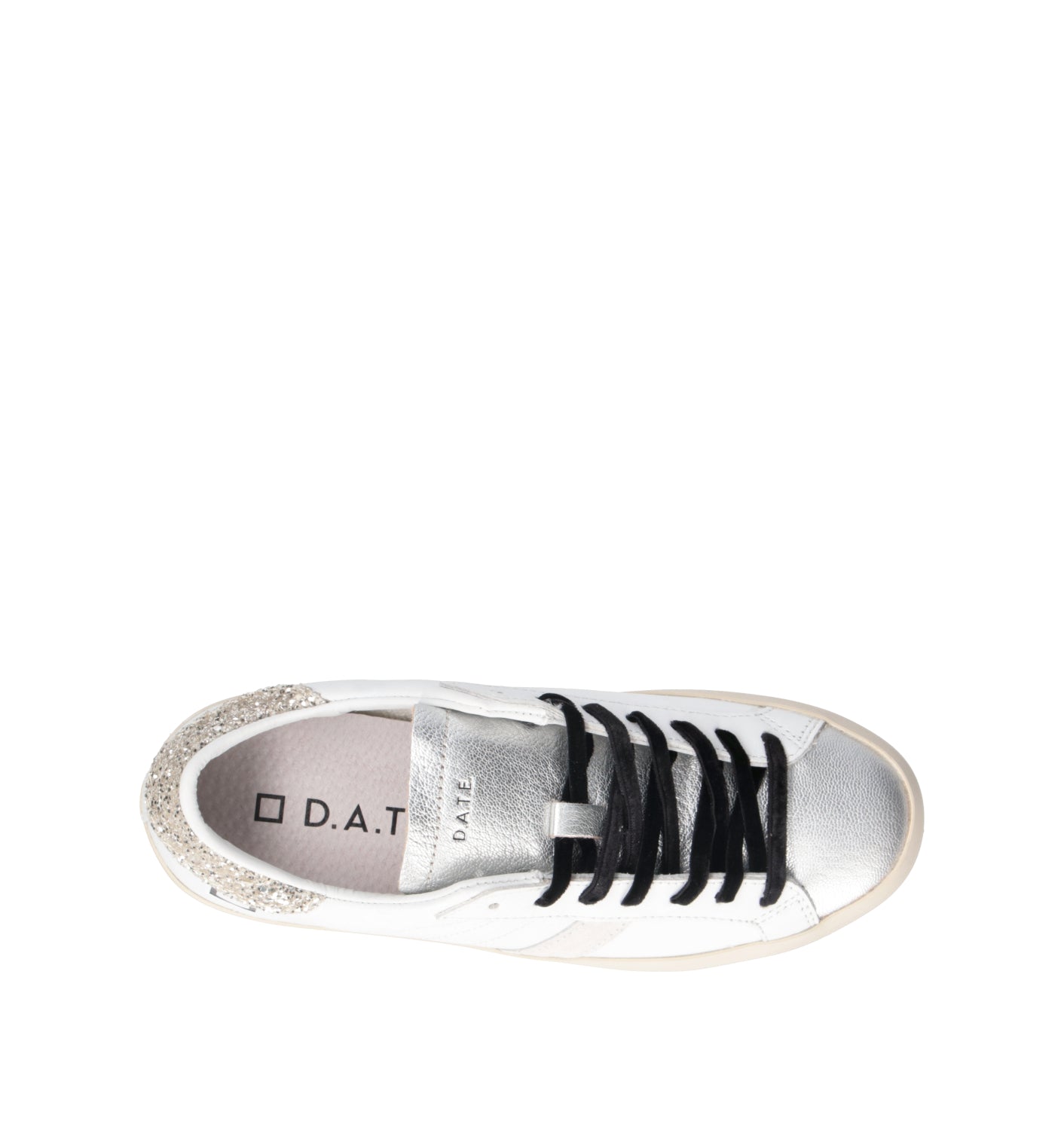 D.A.T.E. Sneaker donna bianca in pelle