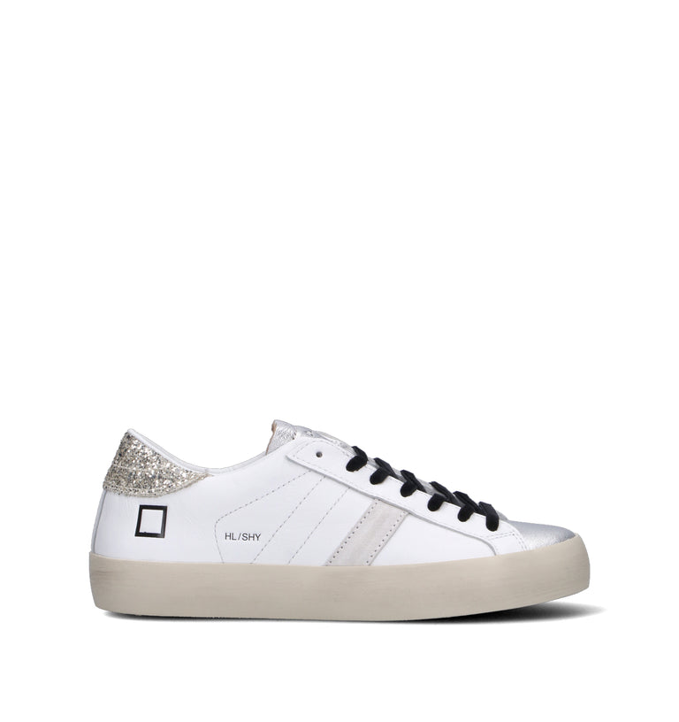 D.A.T.E. Sneaker donna bianca in pelle