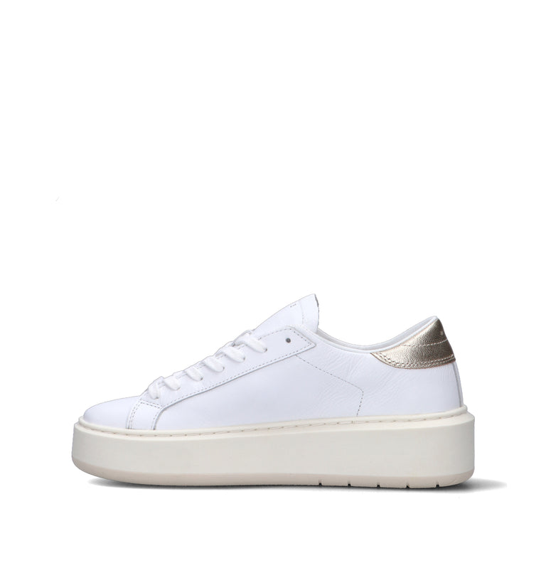 D.A.T.E. Sneaker donna bianca in pelle