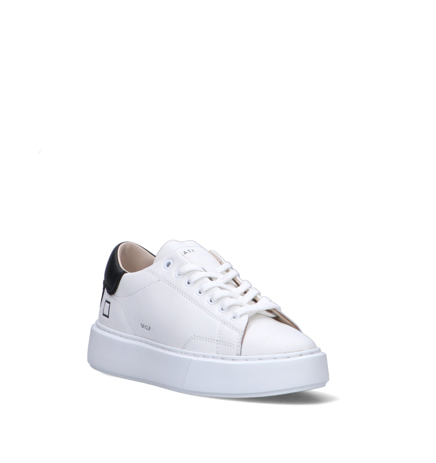 D.A.T.E. Sneaker donna bianca in pelle