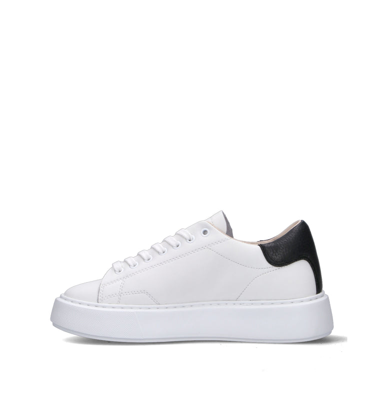 D.A.T.E. Sneaker donna bianca in pelle