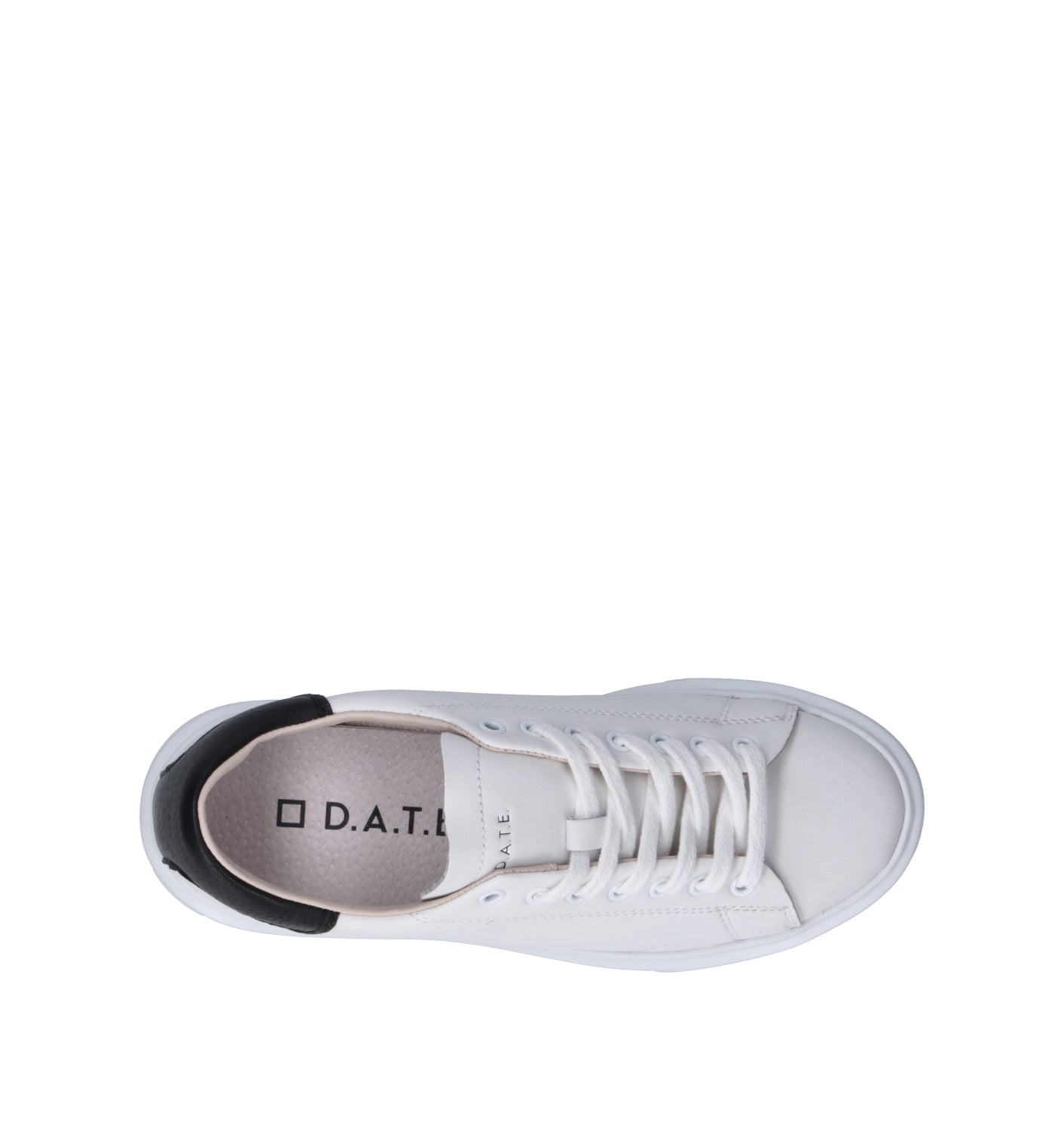 D.A.T.E. Sneaker donna bianca in pelle