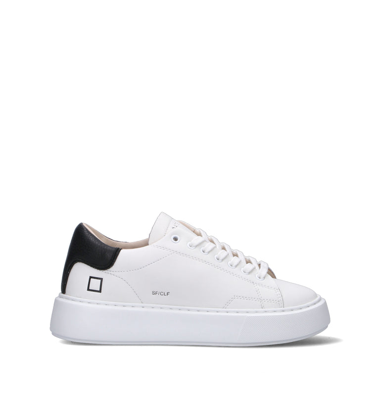 D.A.T.E. Sneaker donna bianca in pelle
