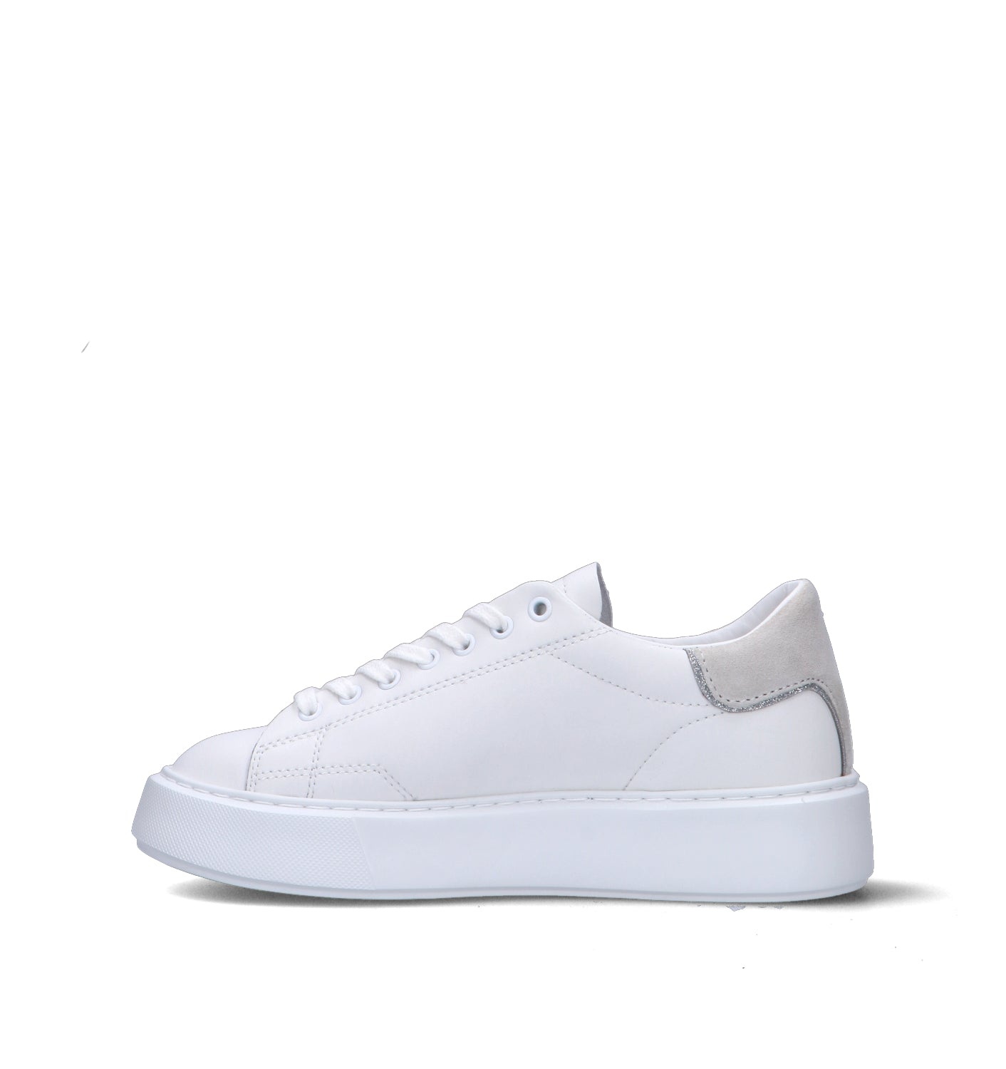 D.A.T.E. Sneaker donna bianca in pelle