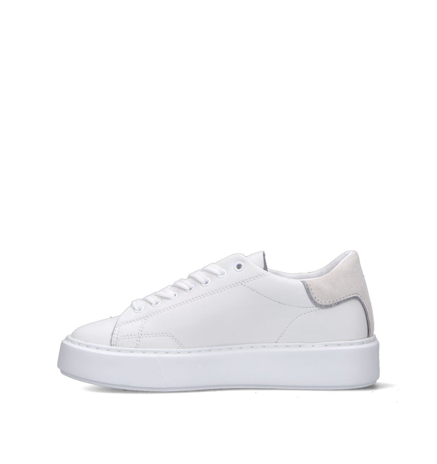 D.A.T.E. Sneaker donna bianca in pelle