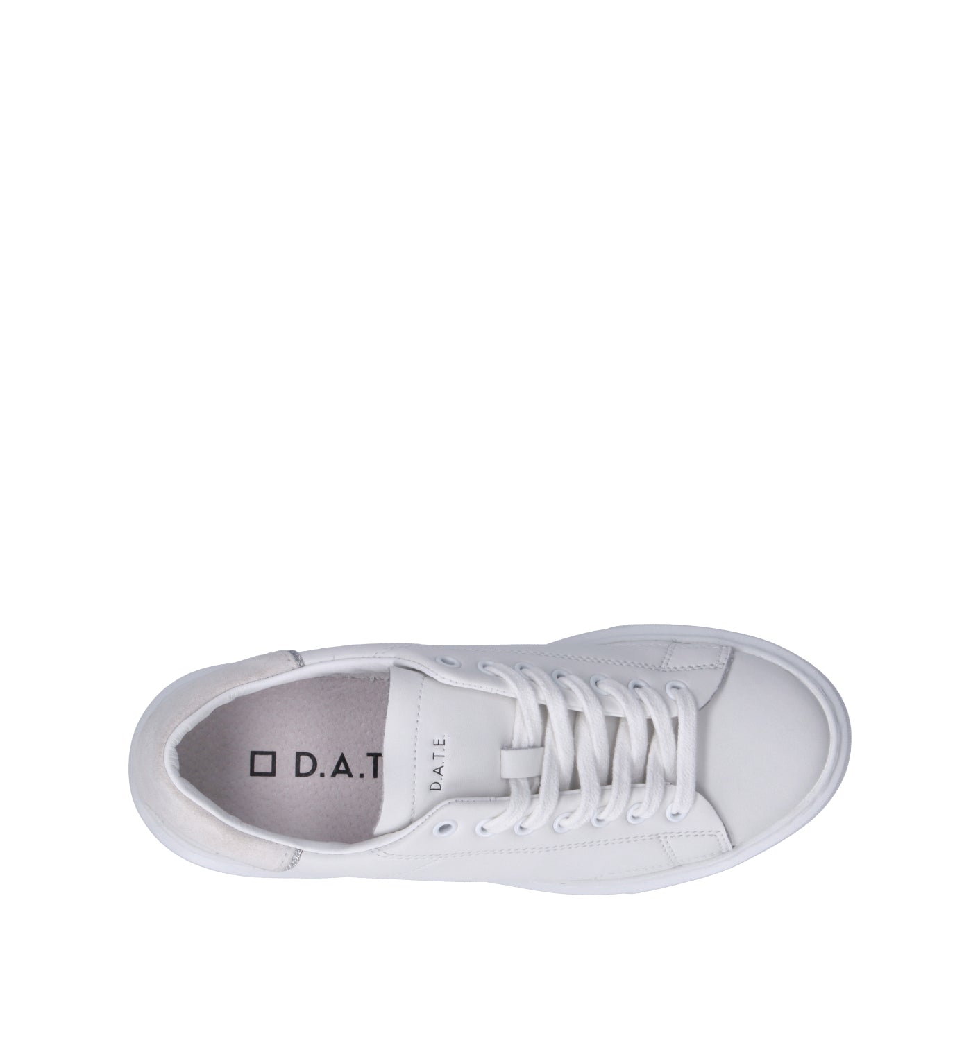 D.A.T.E. Sneaker donna bianca in pelle