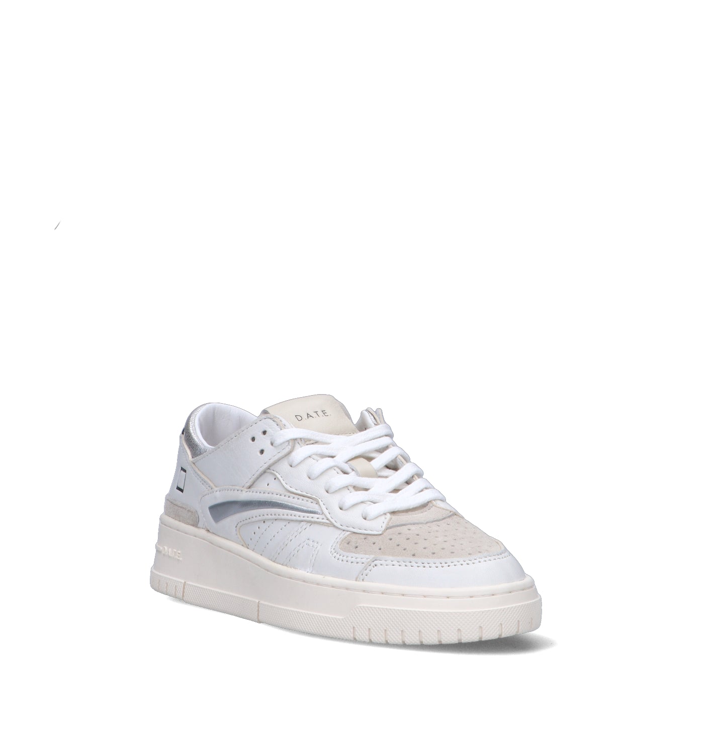 D.A.T.E. Sneaker donna bianca in pelle