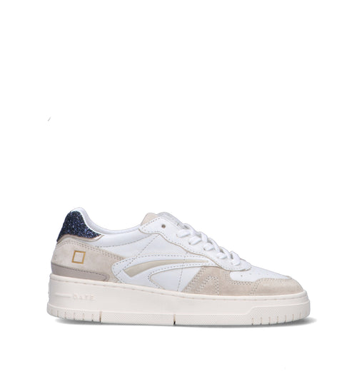D.A.T.E. Sneaker donna bianca in pelle