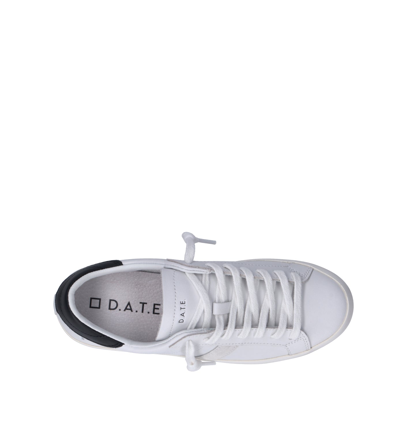 D.A.T.E. Sneaker donna bianca in pelle