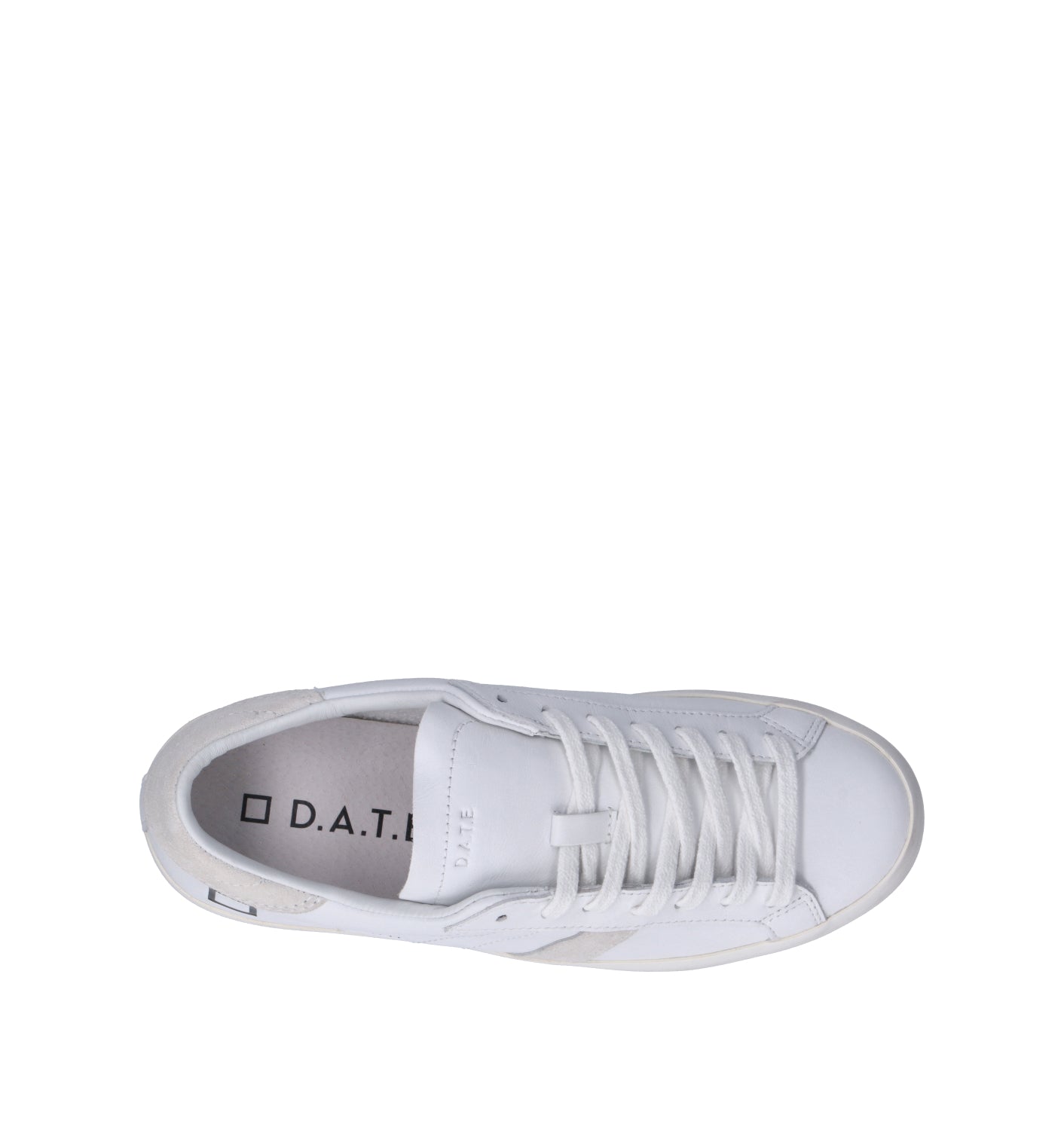 D.A.T.E. Sneaker donna bianca in pelle
