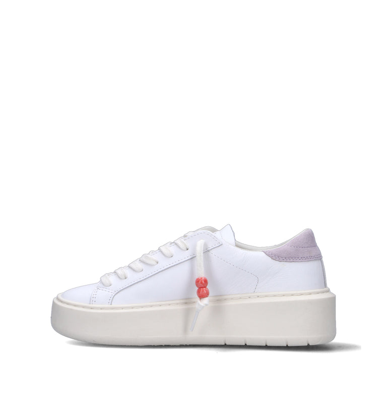 D.A.T.E. Sneaker donna bianca in pelle