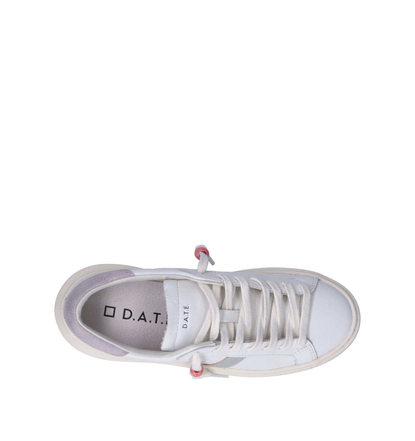 D.A.T.E. Sneaker donna bianca in pelle