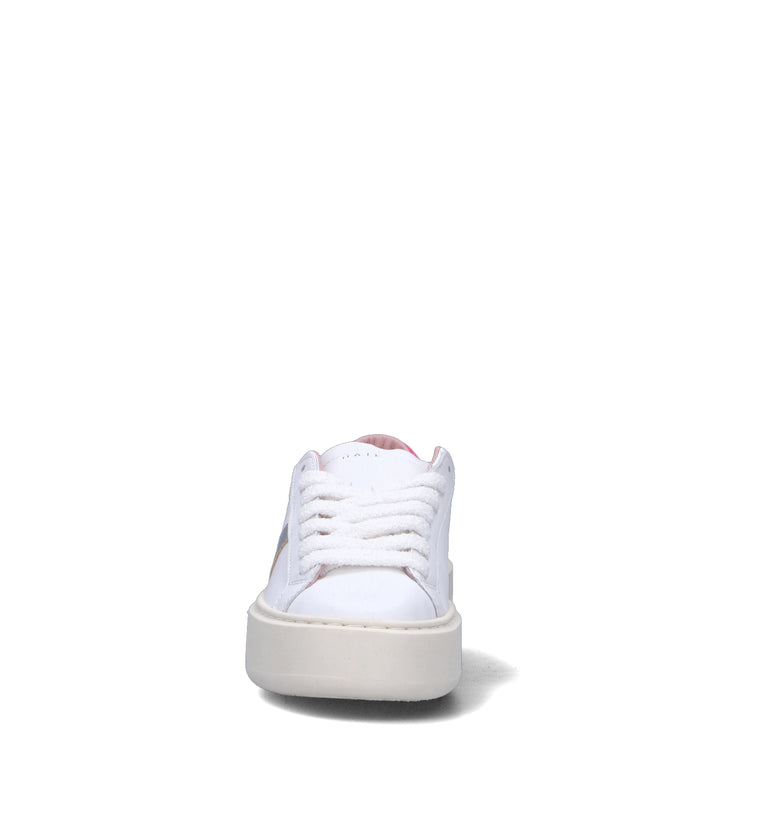 D.A.T.E. Sneaker donna bianca/fucsia