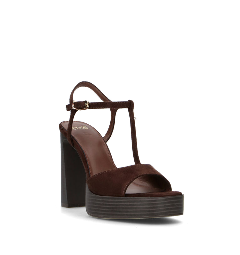 EXE Sandalo donna marrone