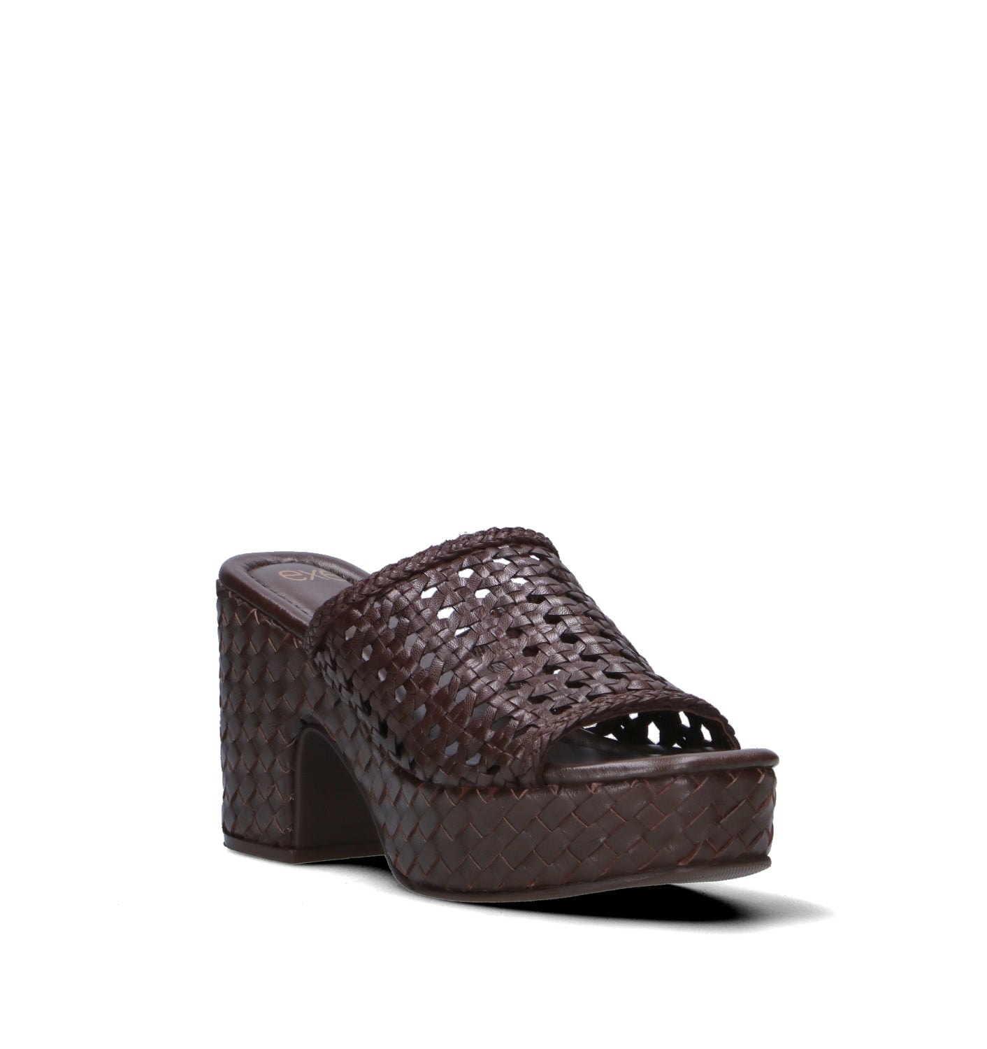 EXE Sandalo donna marrone in pelle