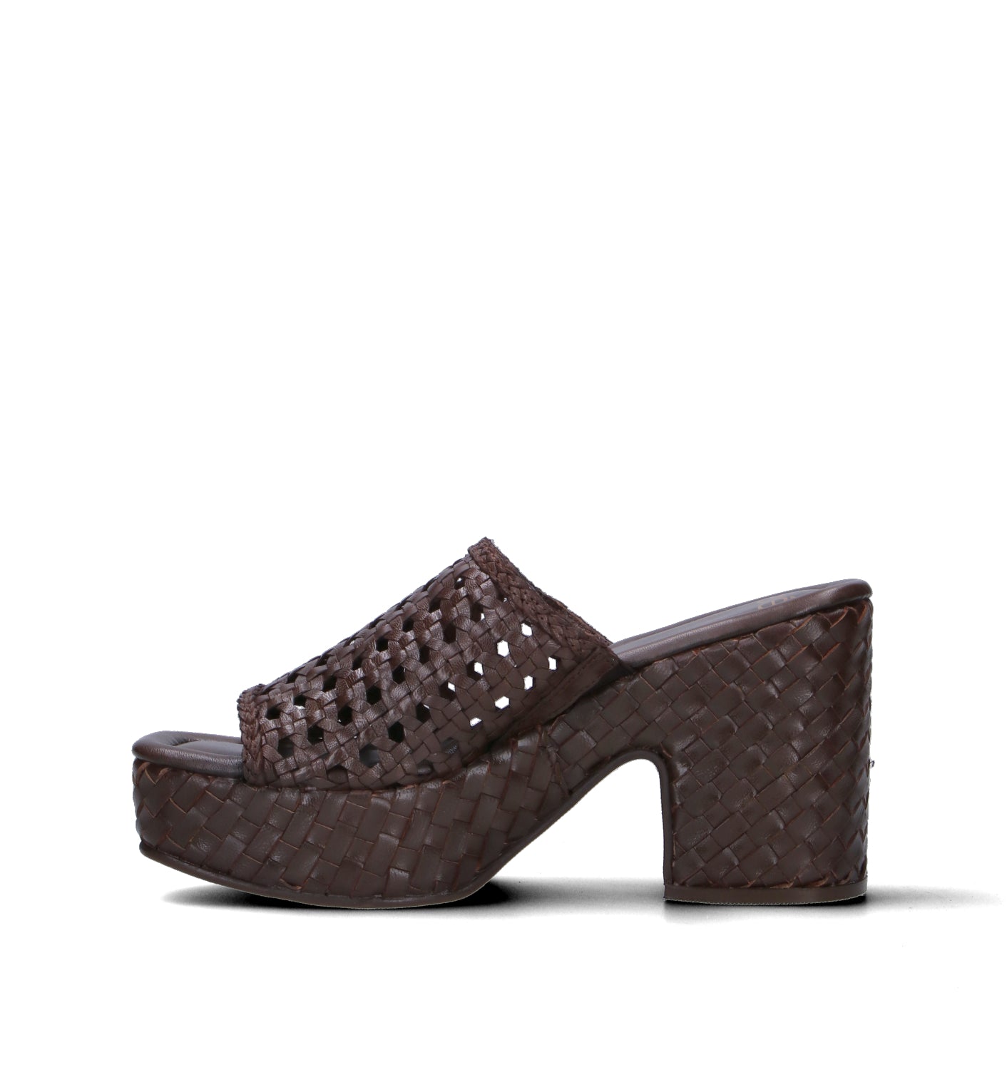 EXE Sandalo donna marrone in pelle