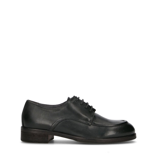 HUNDRED 100 Stringata donna nera in pelle