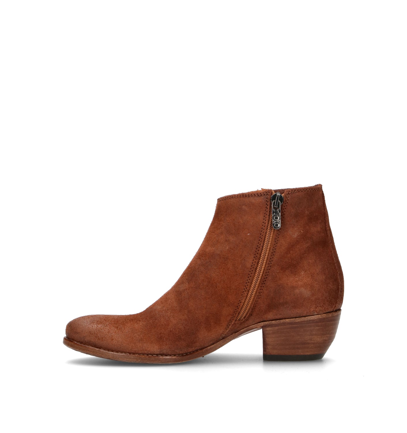 HUNDRED 100 Tronchetto donna cognac in suede