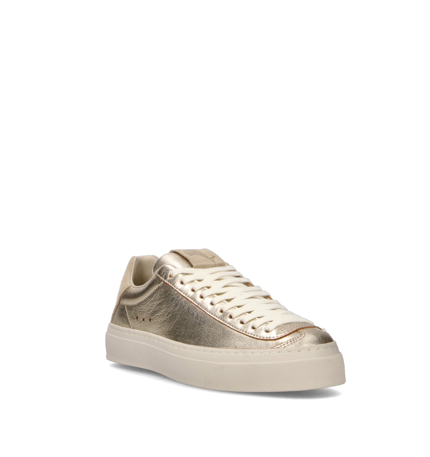 AQUA ALTA Sneaker donna platino in pelle