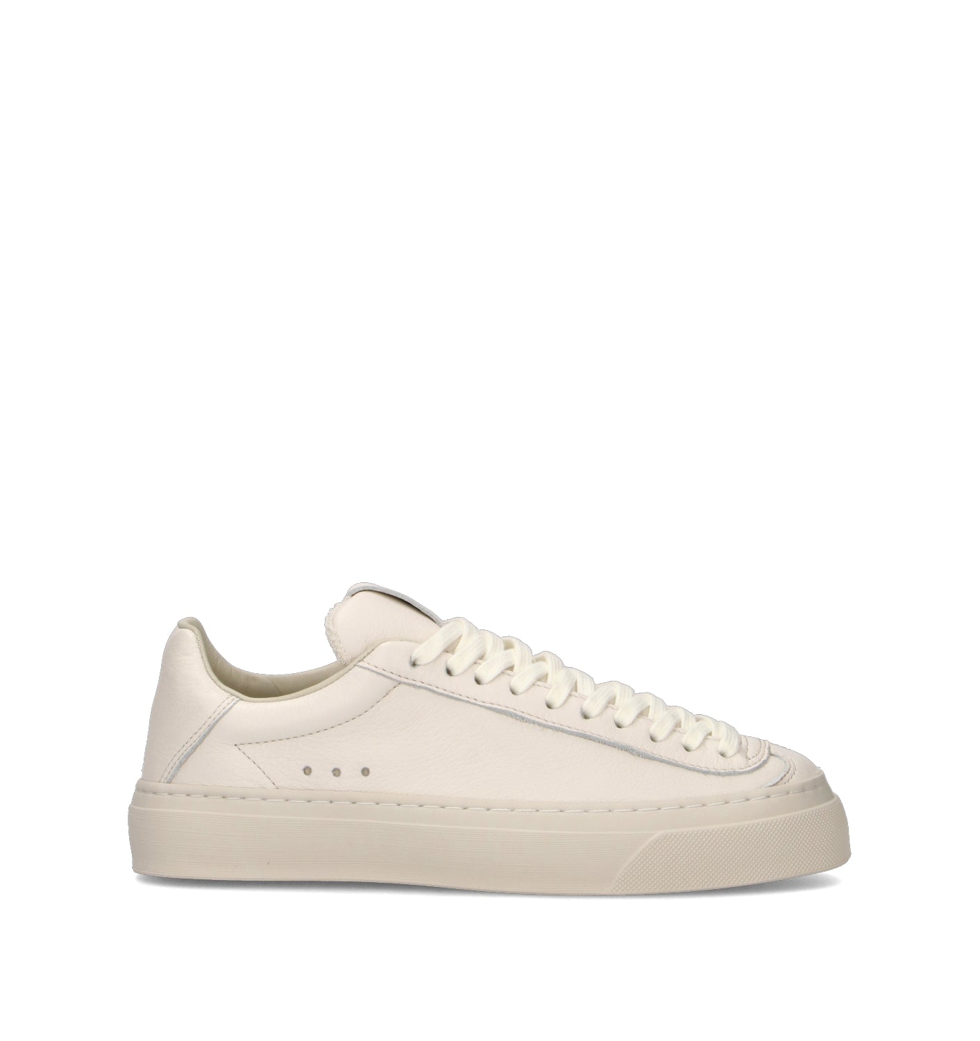 AQUA ALTA Sneaker donna latte in pelle