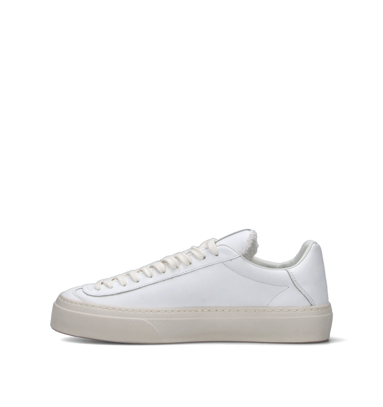 AQUA ALTA Sneaker donna bianca in pelle