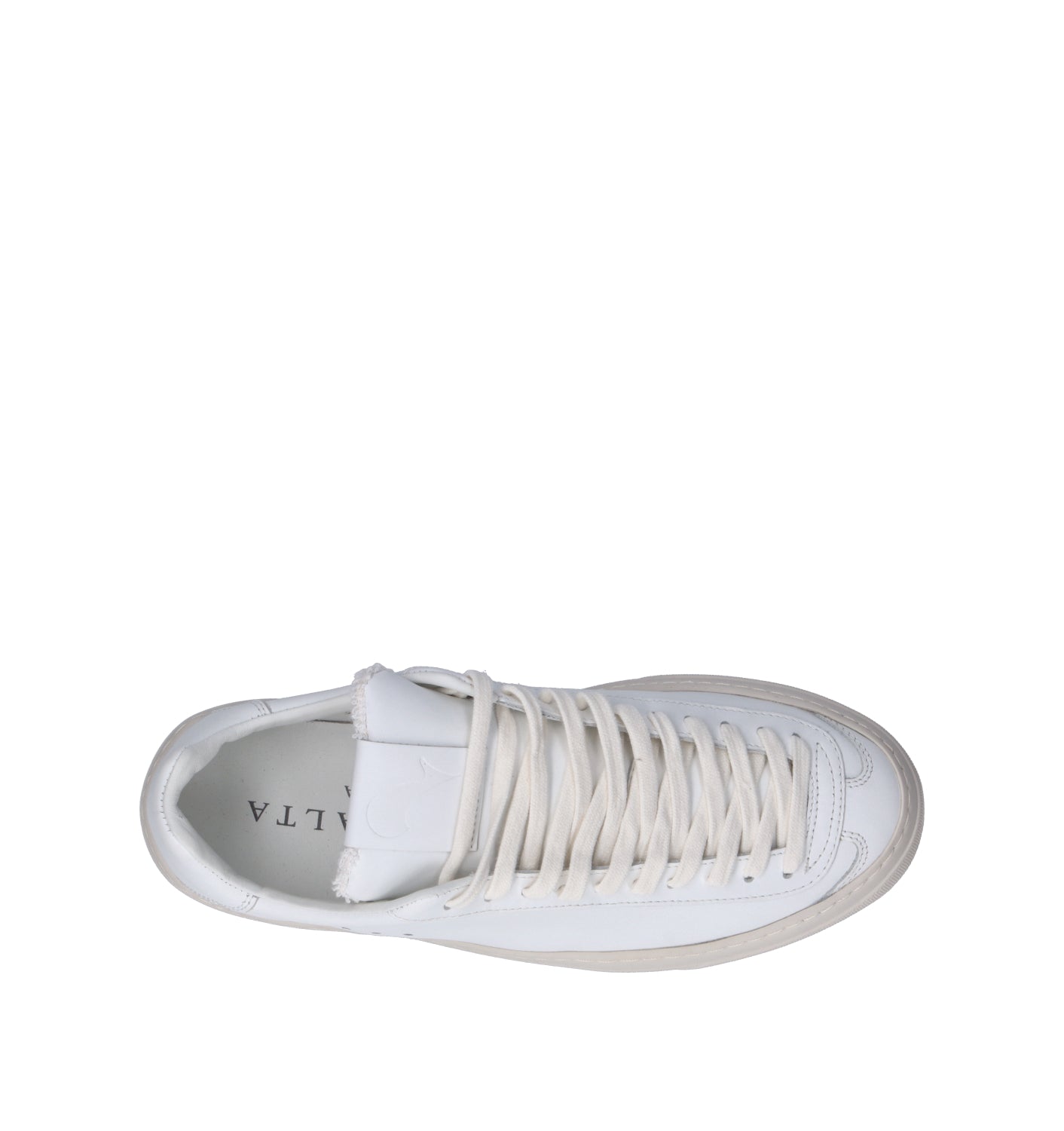 AQUA ALTA Sneaker donna bianca in pelle