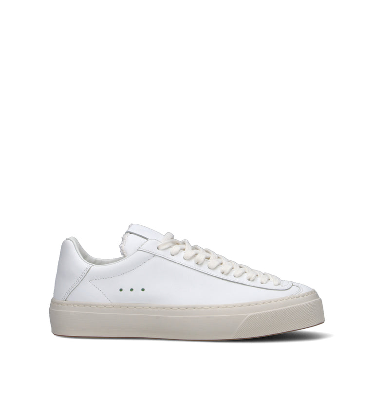 AQUA ALTA Sneaker donna bianca in pelle