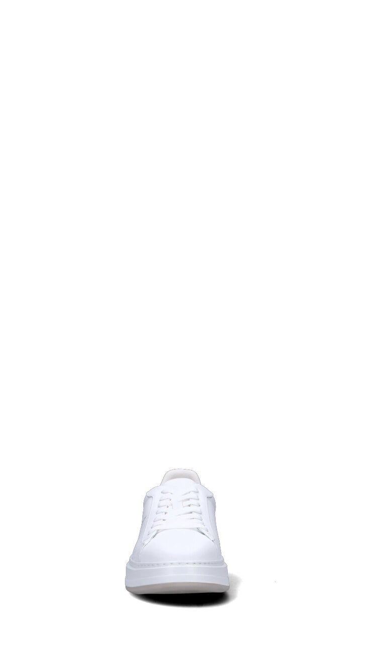 WOOLRICH Sneaker uomo bianca/militare in pelle